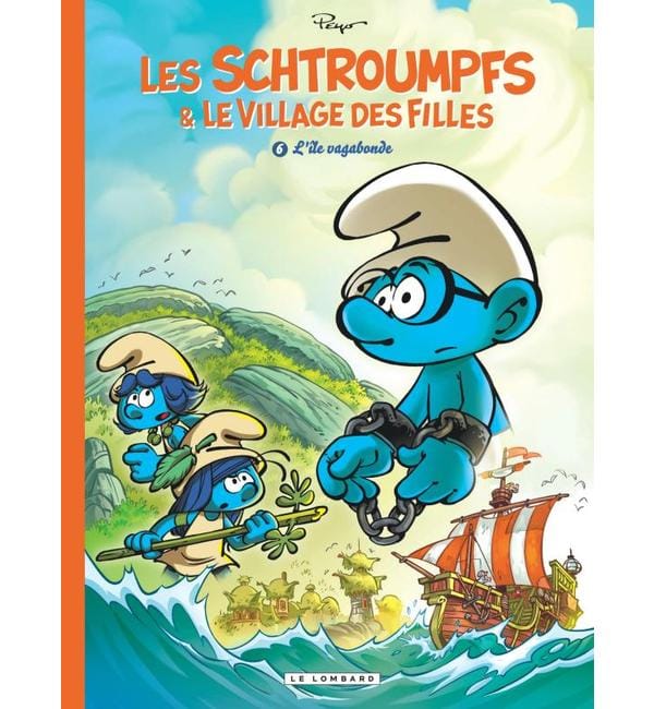 Les Schtroumpfs & le village des filles. Vol. 6. L'île vagabonde