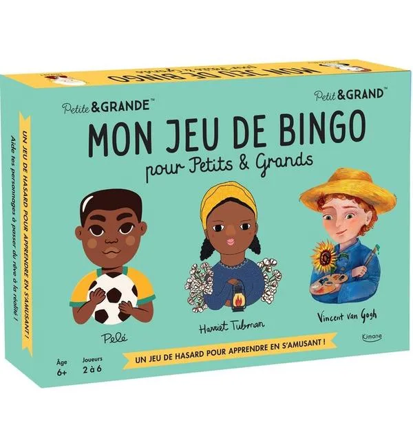 Mon jeu de bingo pour petits & grands : un jeu de hasard pour apprendre en s'amusant !