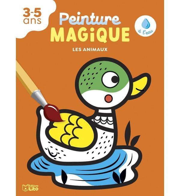 Les animaux : peinture magique à l'eau
