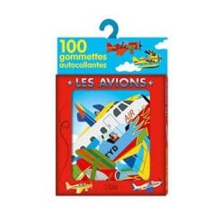 Les avions : 100 gommettes autocollantes