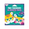 Mes masques en gommettes mousse : animaux